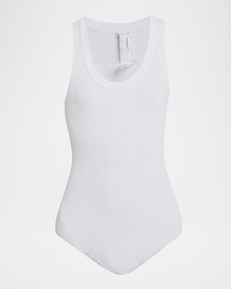 Alaia Sleeveless Tank Bodysuit