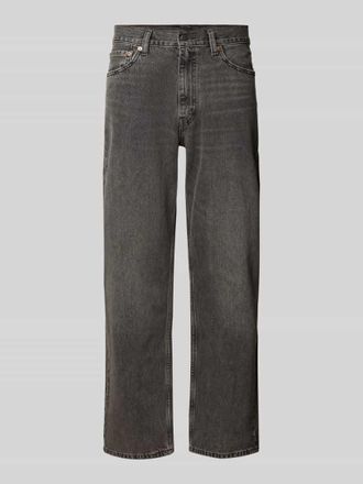 Levi's Relaxed Straight Fit Jeans mit Eingrifftaschen Modell 555 in Black, Gr&ouml;&szlig;e 32/32