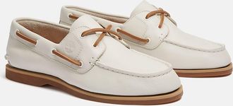 Timberland Bootsschuh TIMBERLAND CLASSIC BOAT BOAT SHOE, Damen, Gr. 37,5, natural f grain, Leder, Schuhe Bootsschuh, Classic Bootsschuh aus Timberland Premium Le