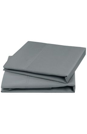 California Design Den Set of 2 Pillowcases - Signature Comfort 100% Egyptian Cotton Sateen in Grey at Nordstrom, Size Standard