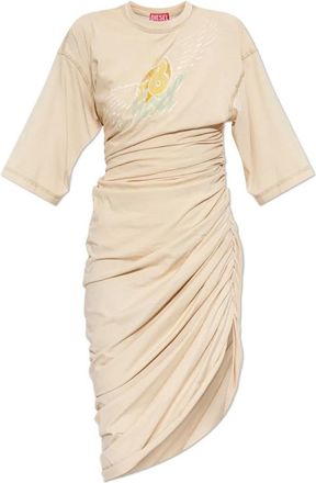 Diesel Donna, Abiti, Beige, 2Xs, new