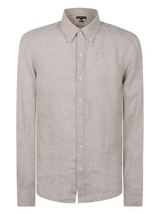 Michael Kors Long Sleeves Linen Shirt