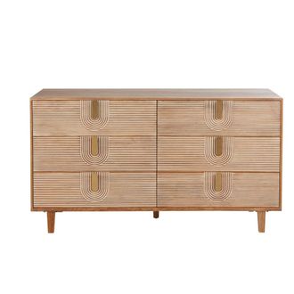 Maisons du monde C&oacute;moda doble de 6 cajones 163 cm