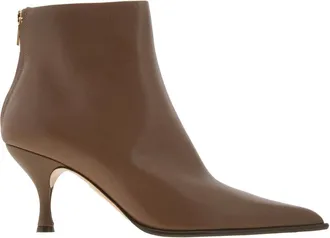 Ferragamo Joelle Pointed Ankle Boots, Size 9 C