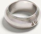 Valentino Garavani Anello Valentino Garavani Ovalette In Metallo Uomo TRASPARENTE 19