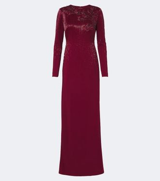 Oscar De La Renta Beaded gown