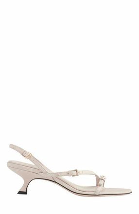 Neil J. Rodgers Janel Sandal in Bone Nappa at Nordstrom, Size 38.5