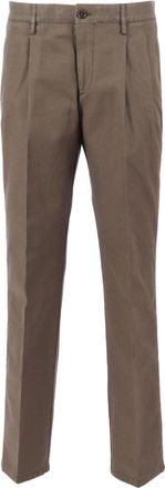 Aspesi Tailored Matte Straight Leg Straight-Leg Pants