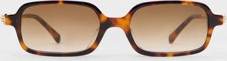 Charles & Keith Sable Knot Rectangular Sunglasses