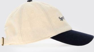 Sporty & Rich Cappello da baseball in misto lana con logo ricamato