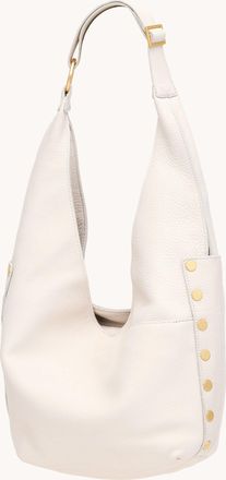 Hammitt Hammitt Tom Zip Calla Lily White Brushed Gold Lrg