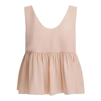 Chlo&eacute; Tops, Dames, Roze, S, Zijden cr&ecirc;pe de chine top