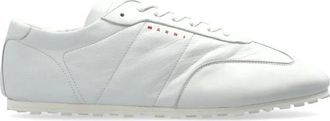 Marni Schoenen, Heren, Wit, 41 EU, Sportschoenen met logo