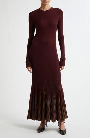 Ulla Johnson Mila Long Sleeve Sweater Dress in Amaranthus at Nordstrom Rack, Size Large