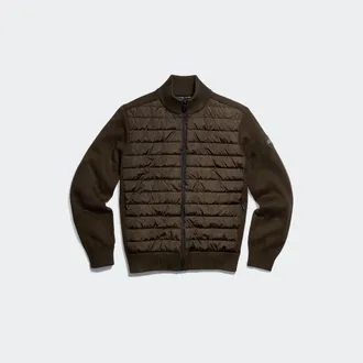 Canada Goose HyBridge Knit Jacket Tonal Disc (Men, Terra, S)