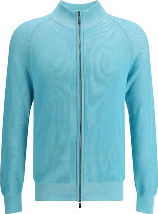 Moorer Cardigan Dean-sia - Blu