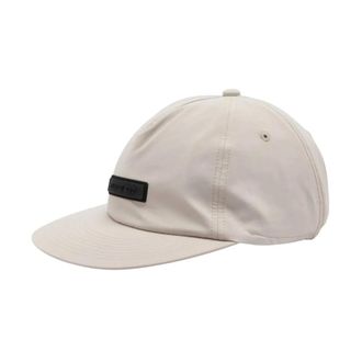 Fear of God Essentials Logo Baseball Cap - unisex - Fear Of God - Hats & Caps - Gray - S/M - Accessories