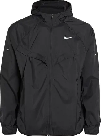 Nike Repel UV Hooded Running Jacket - Black - XL