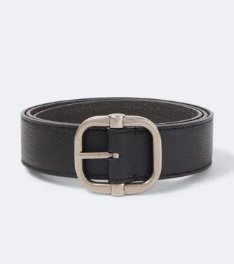 Loewe Loop reversible leather belt