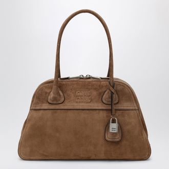 Miu Miu Medium Vivant bag in cocoa suede leather