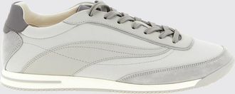 Brunello Cucinelli Sneakers basse in twill e pelle scamosciata bicolore