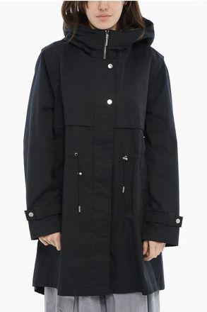 Woolrich Lightweight Cotton Parka With Hood size Xxl