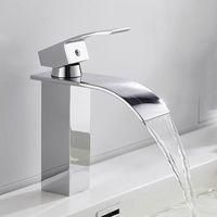 OEM Grifos De Lavabo Tipo Cascada, Grifos Mezcladores De Lat&oacute;n Para Lavabo, Grifos Mezcladores Monomando De Un Solo Orificio, Grifos De Lavabo Tipo Cascad