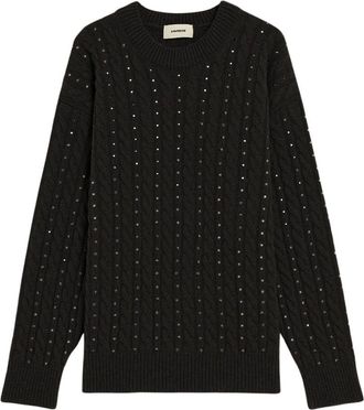 A Paper Kid Heren, Truien, Zwart, Maat: XL Wol