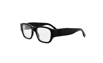 Fendi Demo Square Mens Eyeglasses FE50123I 001 53