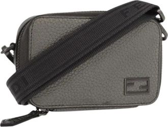 Fendi Pre-owned Cross Body Bags, female, Black, Size: ONE SIZE Pre-owned Vintage Shoulder Bag