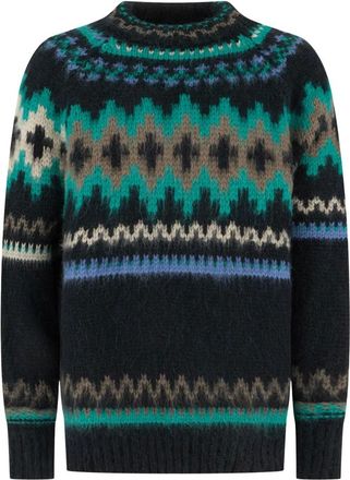 Paul Smith Maglione ricamato - - Knitwear - Uomo - Multicolore - S
