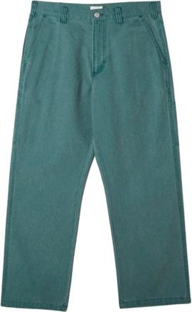 Obey Carpenter Pant - Heren - Straight fit broeken - Groen - W30 - Katoen - Broeken