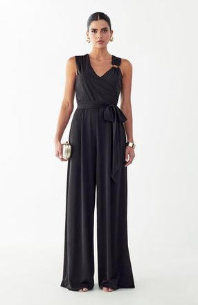 Willa Lori Jumpsuit in Black at Nordstrom, Size 14