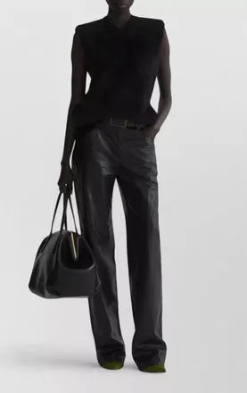 MUGLER long sleeve knitted top