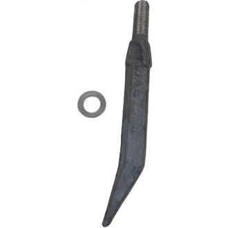 AMA Dente per erpice lunghezza 380mm lunghezza filetto 55 mm