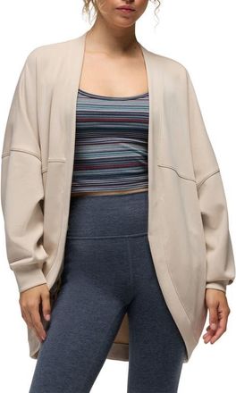 Prana Shea Soft Cardigan in Almond at Nordstrom, Size X-Large
