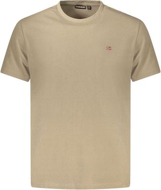 Napapijri Marrone Katoenen Heren T-Shirt