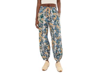 Free People Movement Printed Set Me Free Pants Womens Clothing Midnight Navy Combo : MD (Womens 8-10) 29, Cotton/Elastane