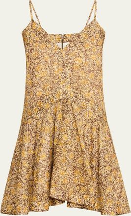 Isabel Marant Danielle Floral Sleeveless Mini Dress