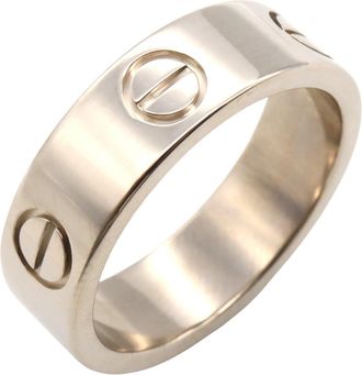 Cartier White Gold White Gold (18K) Band Ring (Pre-Owned)