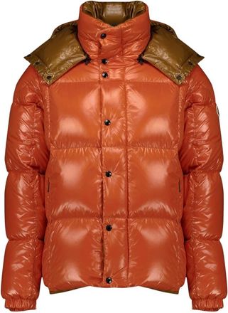 Moncler Piumino Parana - - Jackets - Uomo - Arancione - M
