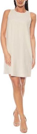 Tash And Sophie Sleeveless A-Line Dress in Natural at Nordstrom Rack, Size X-Large