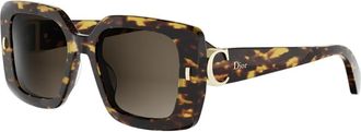 Dior Initials S2I Zonnebril - Dames - Zonnebrillen - Bruin - 53 MM - Accessoires