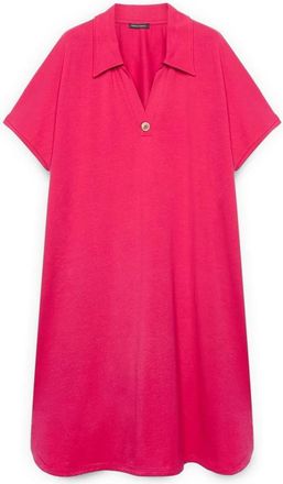Fiorella Rubino Dames, Jurken, Roze, Maat: XS Katoen