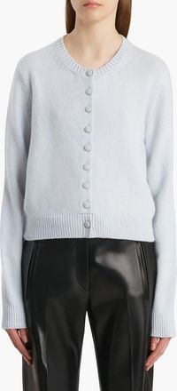 Khaite Everheart Cashmere Cardigan in Ice Blue at Nordstrom, Size Medium