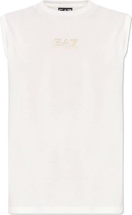 Emporio Armani Emporio Armani Ea7, Hombre, Camisetas, Beige, Talla: S