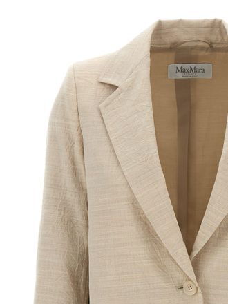Max Mara Sand Wool Acacia Blazer