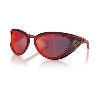 Diesel Sunglasses, unisex, Multicolor, 61 MM, Black Red Mirrored Sunglasses Cat-Eye Style