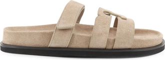 Tory Burch Sandalen - Dames - Sandalen - Beige - 40 EU - Leer - Schoenen