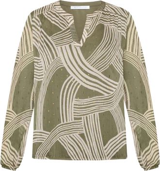 Betty & Co Overhemden, Dames, Groen, 2Xl, Blouses
